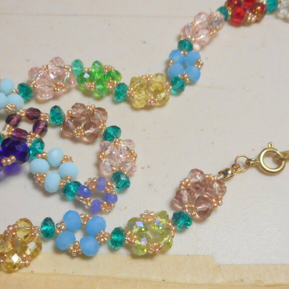 HandCrafted Necklace over 25"  ...… variety of colors - Picture 1 of 15